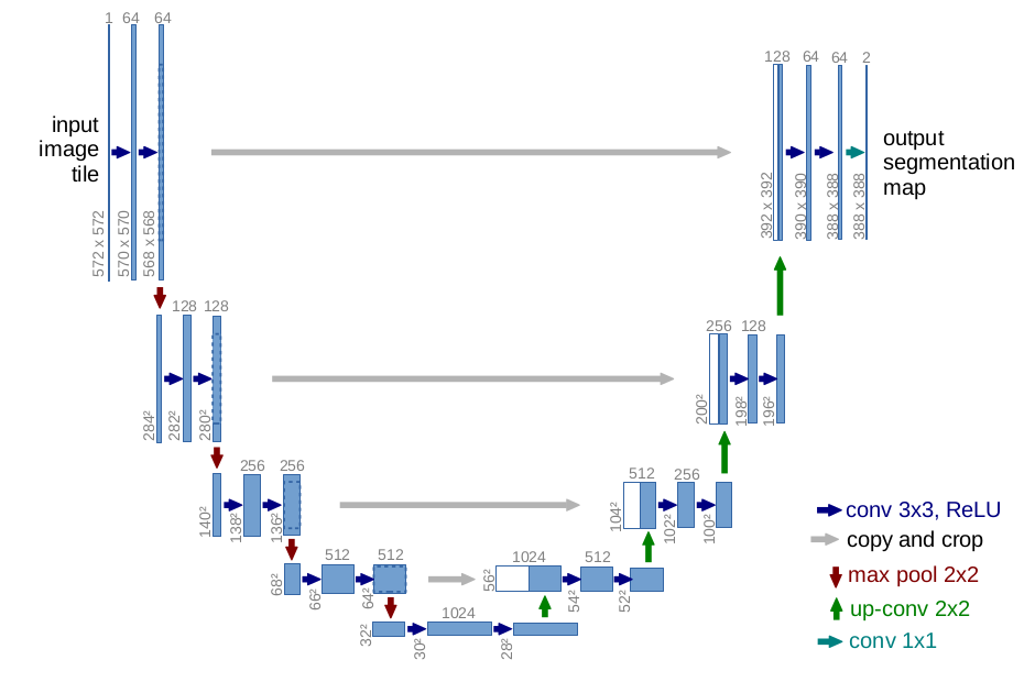 Structure of UNet